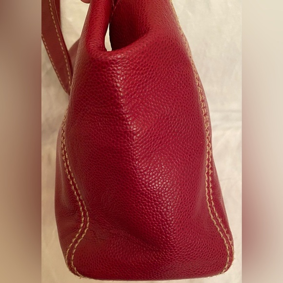 Chanel Tote Leather CC Logo on front AUTHENTIC VGUC - Picture 6 of 16